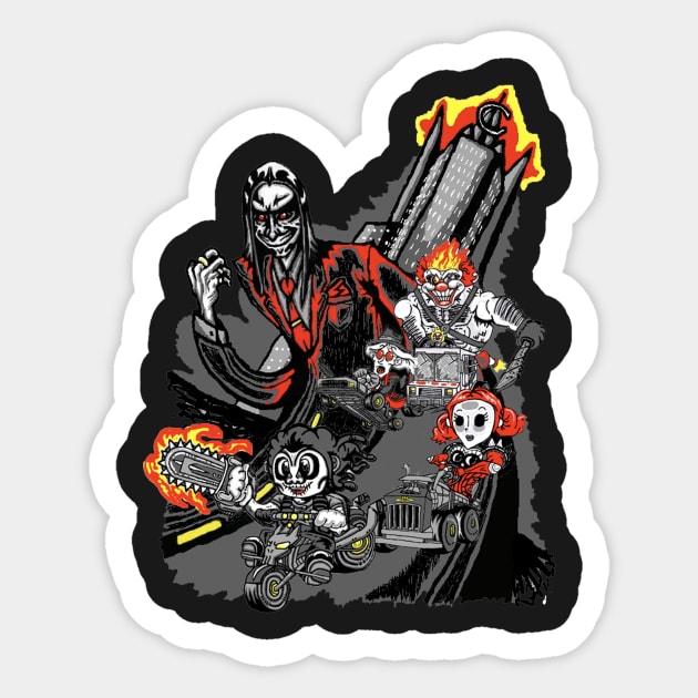 Super Twisted Kart Sticker by DoctorJamesWF